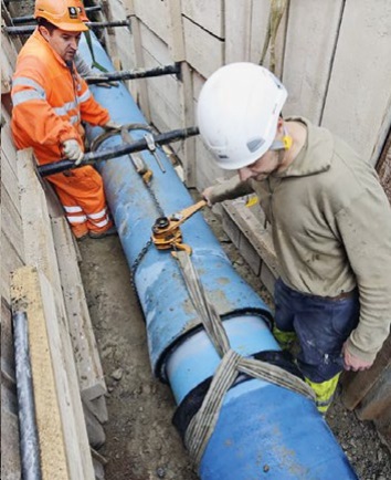 Die Leitung sichert mit 32 000 m3 Wasser pro Tag den Bedarf der Stadt St. Gallen und deren Umgebung.
